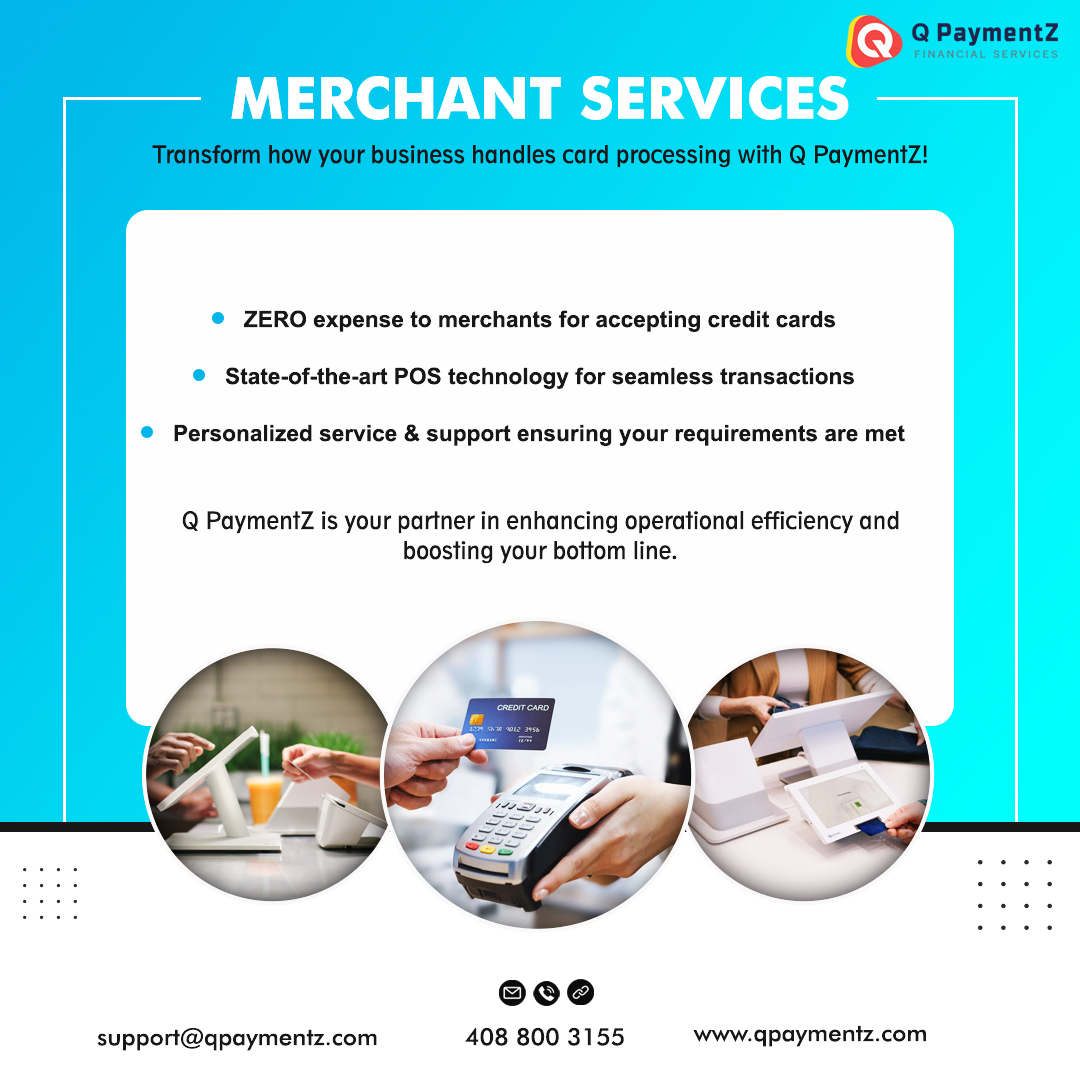 Transform how your business handles card processing with Q PaymentZ!
ZERO expense to merchants for accepting credit cards
State-of-the-art POS technology for seamless transactions
Personalized service & support ensuring your requirements are met