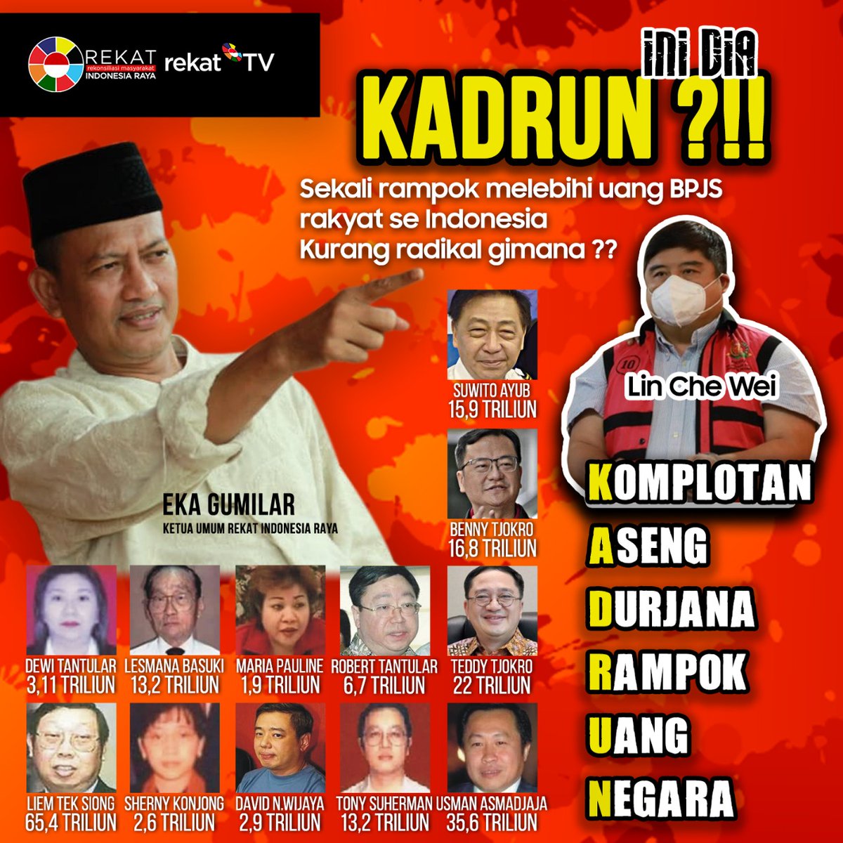 Semua Bermata Sipit?
__________
#TurunkanRampokNegara
#TurunkanRampokNegara