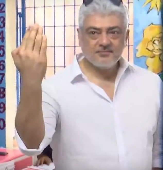 HE DONE✔️ 

I DONE ✔️ 

WE DONE ✔️ 

What about you ?? 

Real CITIZEN Ajith 

#CastYourVote #AjithKumar 
#TNElection2024