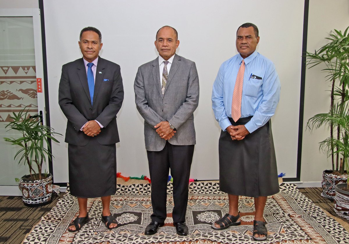 .@Fiji_MOFA Team farewelled the new Heads of Missions, Fiji’s Ambassador to the U.S.A, Ratu Ilisoni Vuidreketi and Fiji’s High Commissioner to UK, Mr.Jovilisi Suveinakama, as they prepare to depart our shores this weekend to take up their assignments in the U.S.A & UK. 🇫🇯🇺🇸🇬🇧🤝