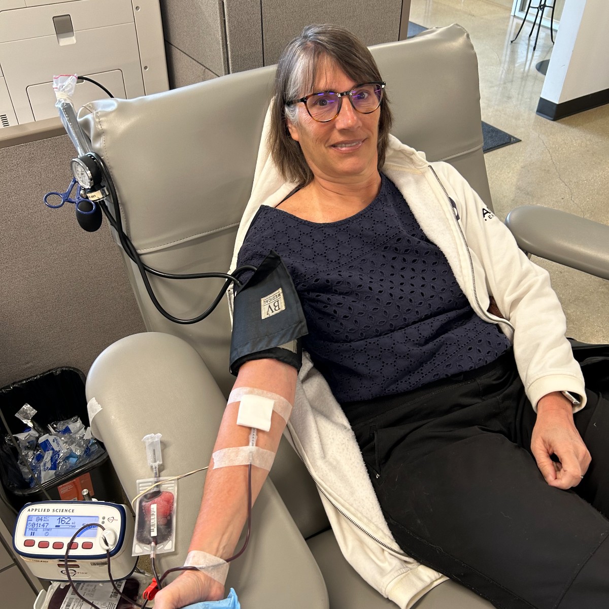 Donors have different reasons for donating blood. For Jackie, it’s simple – to honor her nephew who passed away. Thank you, Jackie, for giving the gift of life! Please share why you donate in the comments. #GIVEBLOOD #SAVELIVES