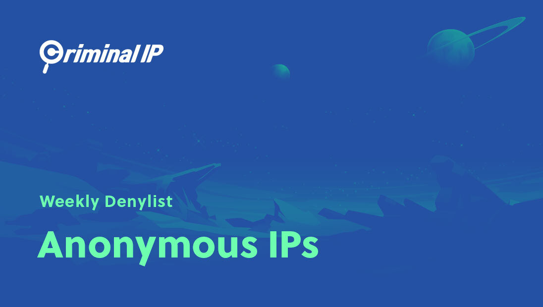 CriminalIP_US's tweet photo. [CIP Anonymous IPs of Week 3, April] Check the analysis results of detected anonymous IPs using #VPN #Proxy #Tor #Scanner #C2 IP.
https://t.co/n7fuveuDJ0

#credentialstuffing #bruteforcing #DDoS #scanning #hacking #malware https://t.co/4ZsRxv5zNz