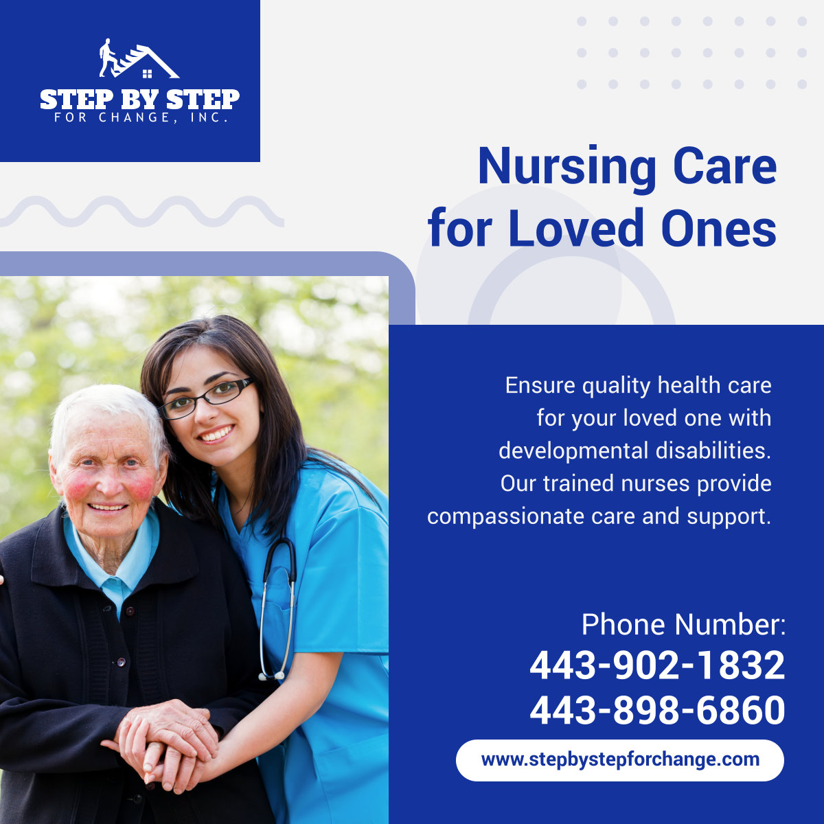 Trust our trained nurses to provide compassionate care and support for your loved one with developmental disabilities. Quality healthcare is our priority. 

#OwingsMillsMD #ResidentialCareServices #NursingCare