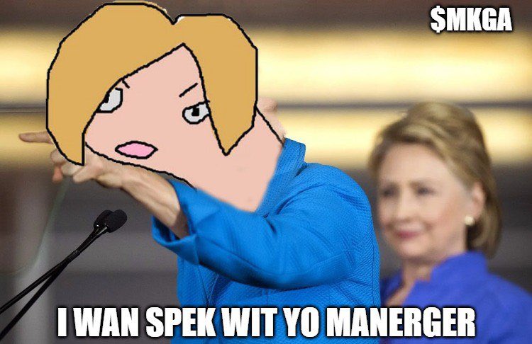 Solhunta's tweet image. @MKGAonSol $MKGA #MKGA Karen don’t be carin