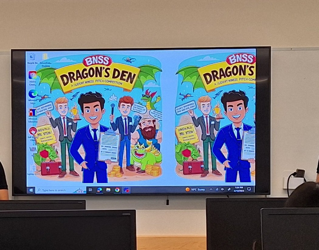 mrvchan's tweet photo. A pleasure to serve as a guest  judge in @BNSS Ms. Tao's Entrepreneurship 12 class Dragon's Den Competition.  Terrific presentations with lots of innovative ideas!  #bnssadst https://t.co/7Cq1v4Jp5p