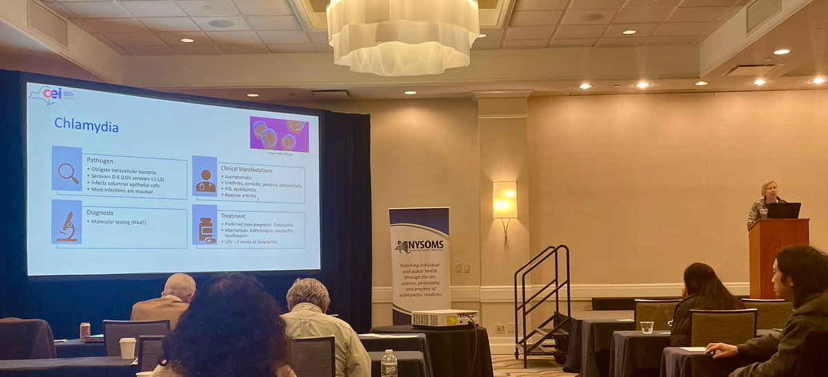 Closing out the first day of @NYSOMS1 Regional #Osteopathic Convention 2024! Innovations in Medicine! Talks ranged from advances in late-stage cancer treatment to psychedelic medicine to an update of sexual health by Dr. Marguerite Urban of #NOMWeek #DOproud