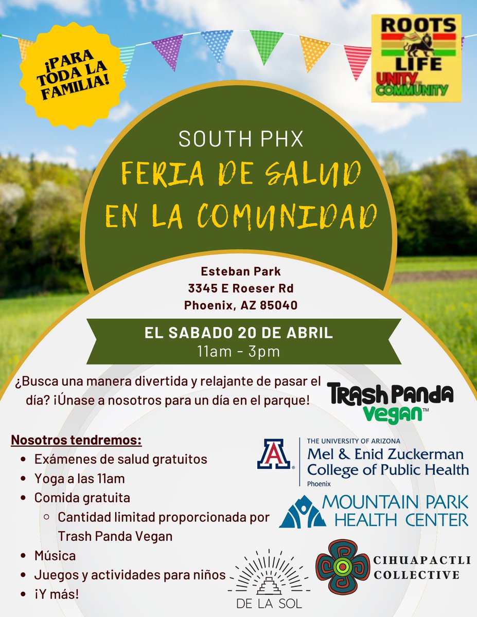 V_TheOddity's tweet photo. come join me this weekend! 🌻 get your yoga on in the morning 🧘‍♀️ grab some free food from Trash Panda Vegan 🥗 and get your free health screenings ⚕️ https://t.co/HEs7ZkduW6