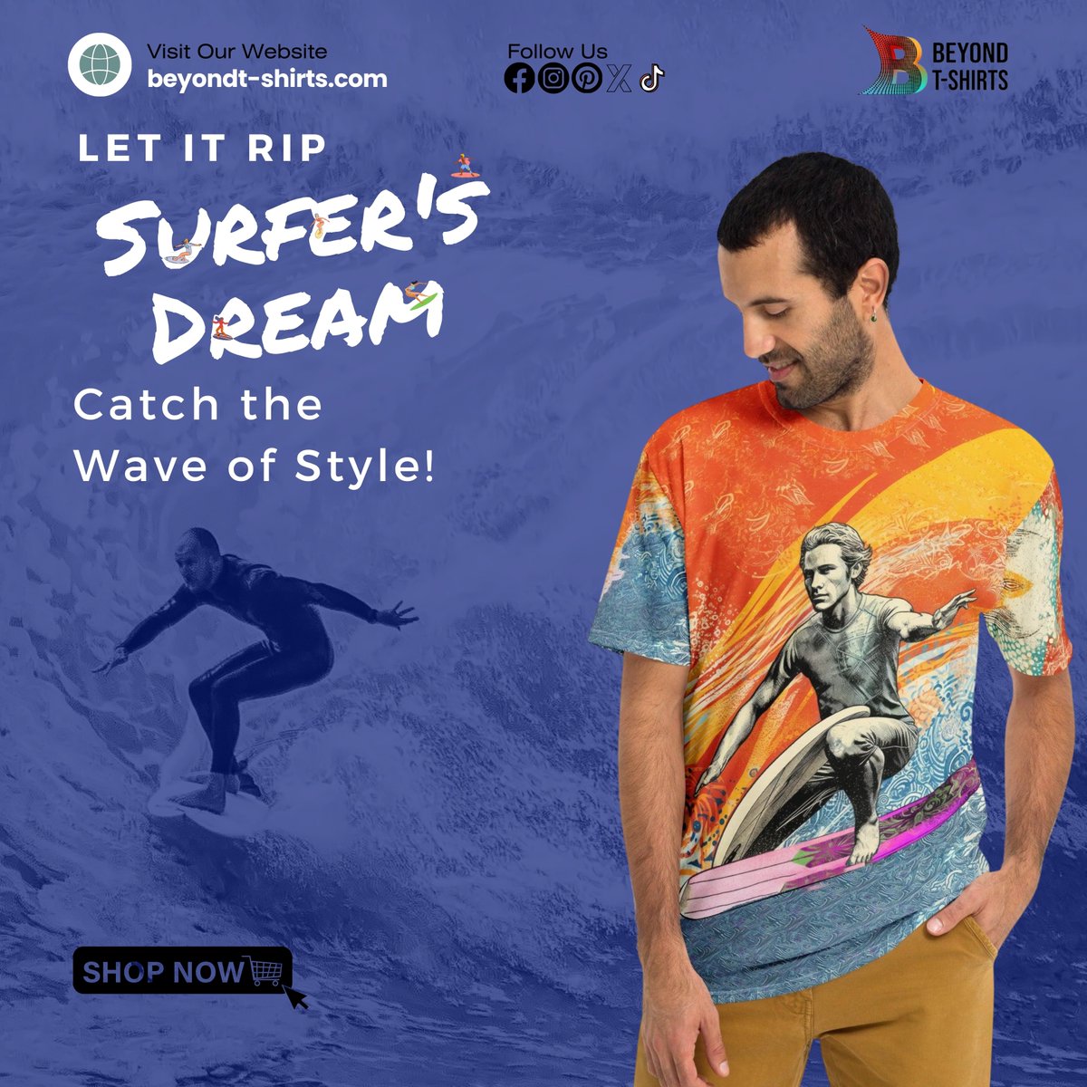 👕 Ocean Awaits! This crew neck is your ticket to surf paradise. Grab It!