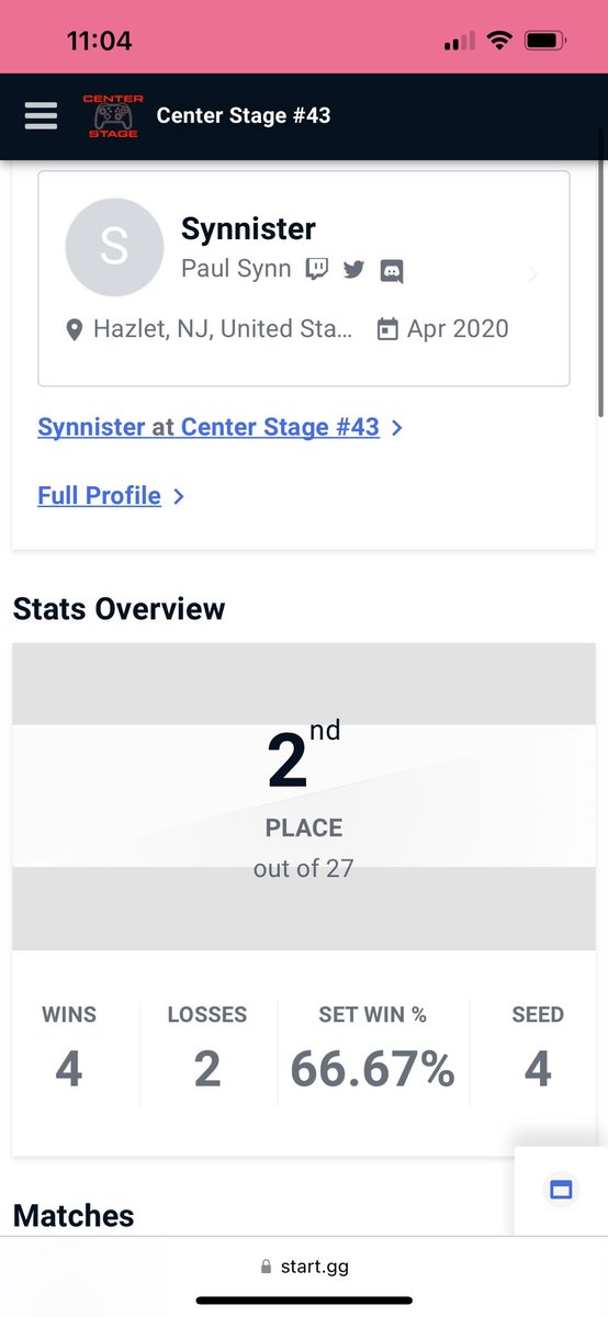 2nd at center stage! Wins on EO, LemonTea, Deltaforce, and MARVALE!!!
- Got 2 new Pr wins today 🔥
- Wish I got first but marvale adapted rlly well (nair)
- Adaptation game is getting there! Just need to pick up and change faster
- FINALLY BEAT MARVALE AHHHHHH