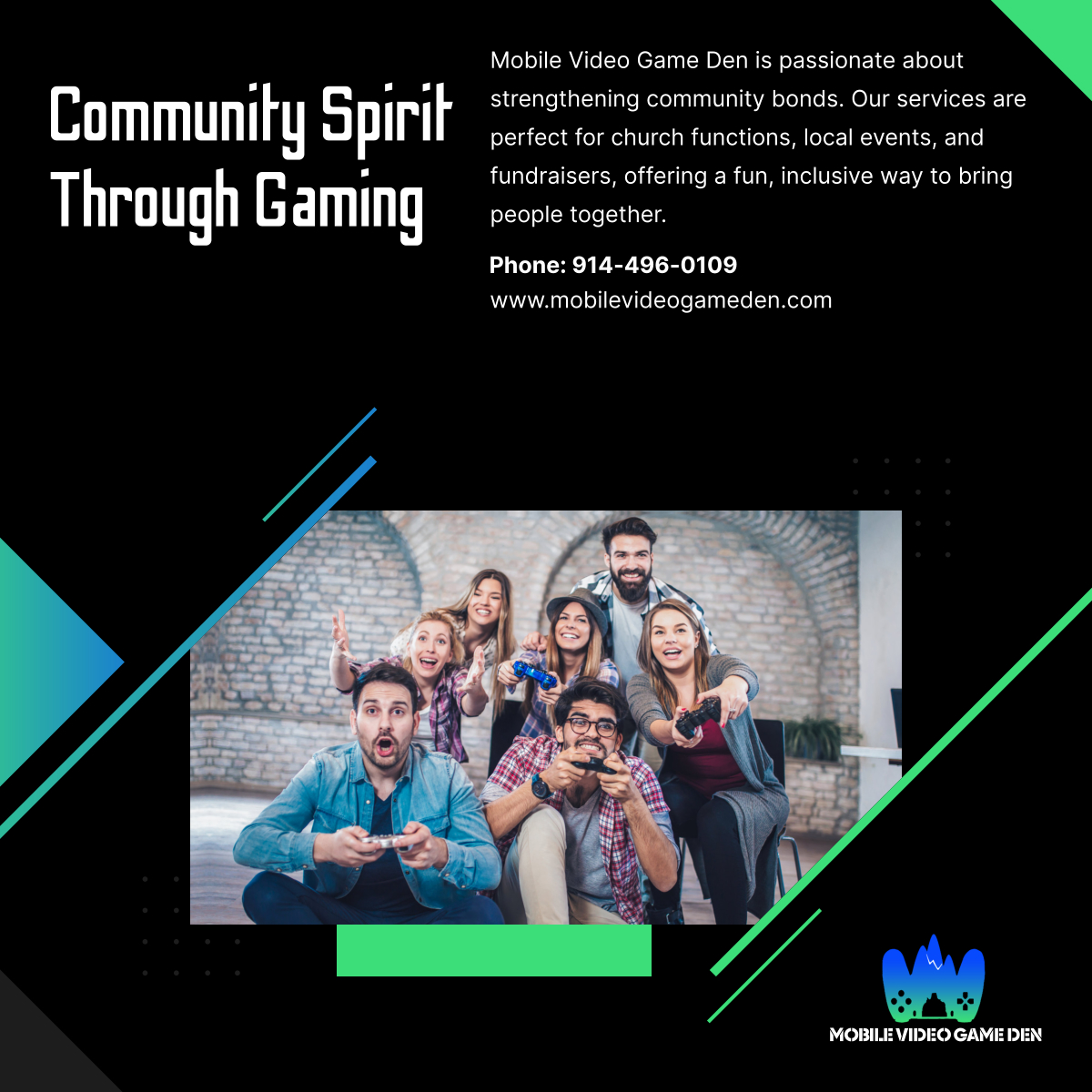 mobilevideogmdn's tweet photo. Let's build stronger community ties through the joy of gaming. Our services add a unique, engaging twist to any event. 

#NewRochelleNY #VideoGameEntertainment #CommunityEvents https://t.co/e7esKOY2aJ