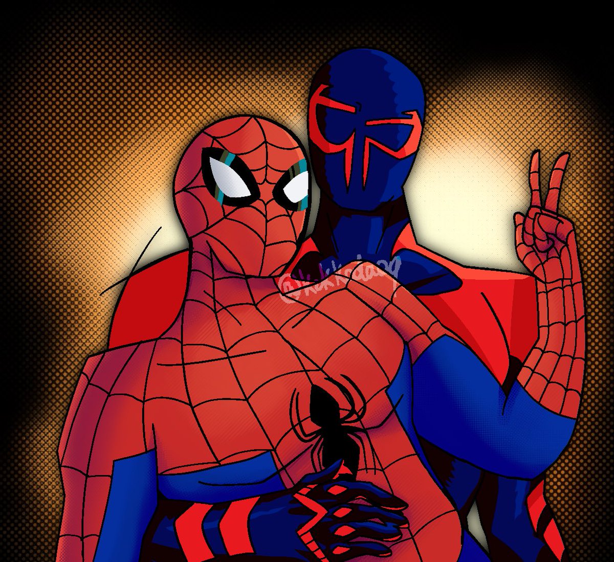 Can’t keep their hands to themselves 😒😒😒
#SpiderMan #MiguelOHara #PeterBParker #SpiderDads #PeterMig #SpiderManAcrossTheSpiderVerse #Spiderman2099