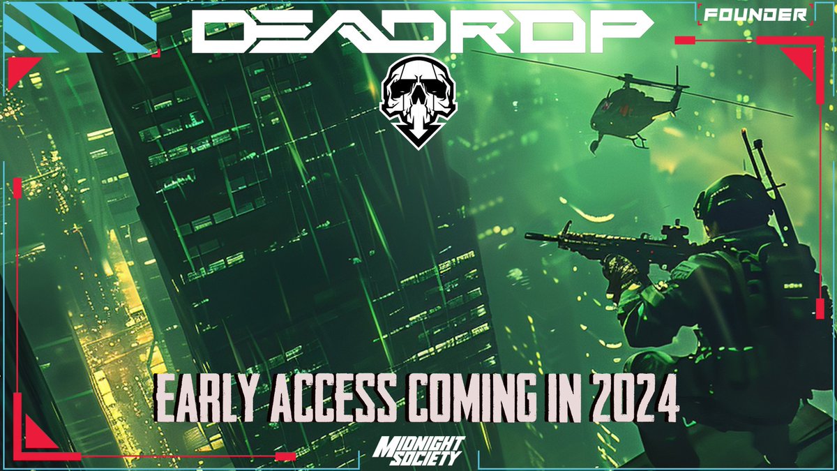 Many people seemed to have missed the news so I put together a video explaining @12am's plan to launch @DEADROP into a much more polished and refined Early Access experience on PC, Xbox and PlayStation later this year. Get the details below. 📼NEW VIDEO: youtu.be/pakcefFKdcw