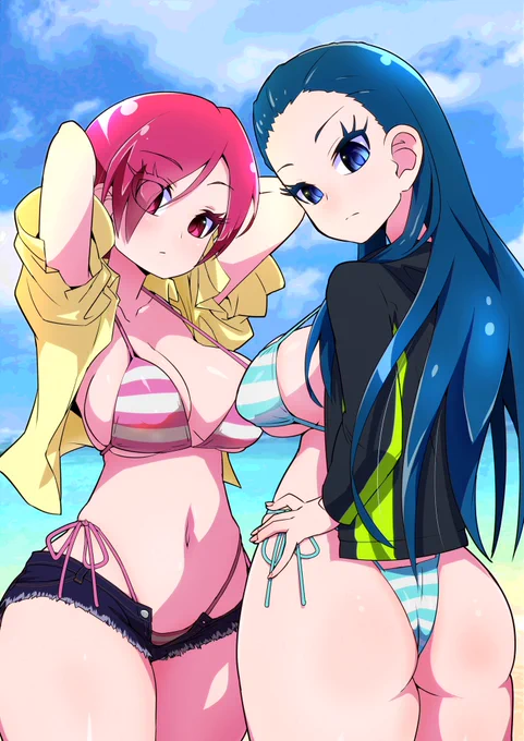  #気温が高いので気が早いが水着絵が見たい 