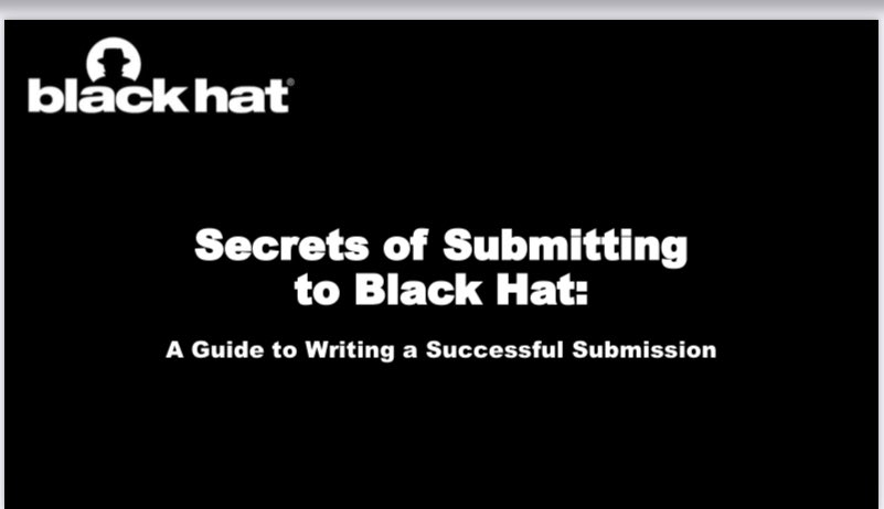 If you are at #BHASIA, join <a href="/raistolo/">Stefano Zanero</a>, <a href="/Marmusha/">Marina Krotofil 🇺🇦🌻</a> and I in Theatre A in 20 mins as we walk you through how to write your Black Hat submission ❤️