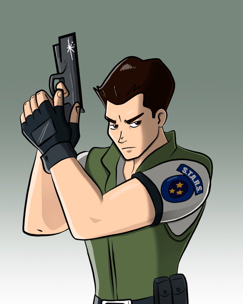 vanwolfff's tweet photo. ¿Reconocen a este señor? 
Les doy una pista:
Le encanta golpear rocas y detesta a los zombies.

#residentevil #cartoon #ilustraciones #fanart #stars #caricatura #sketch #redfield #re1 #tvirus #zombies #videogames #Capcom https://t.co/hrCGWgFPgI