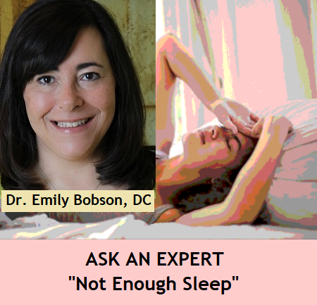 Dr. Emily Bobson, D.C., answered readers' questions re: 'Not Enough Sleep.' I know how it feels to not get a good night's sleep. It affects every area in your life, especially your health.' ow.ly/HqZI50zE4cE #expertadvice #insomnia #sleep #askanexpert #health #wellness