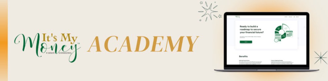 Ready to build a roadmap to secure your financial future? Get started in minutes to build a budget, create an emergency fund and more. You can access the It’$ My Money Academy free for a trial period. Go and check it out. Let’s go 👇🏽👇🏽 itsmymoneyacademy.com