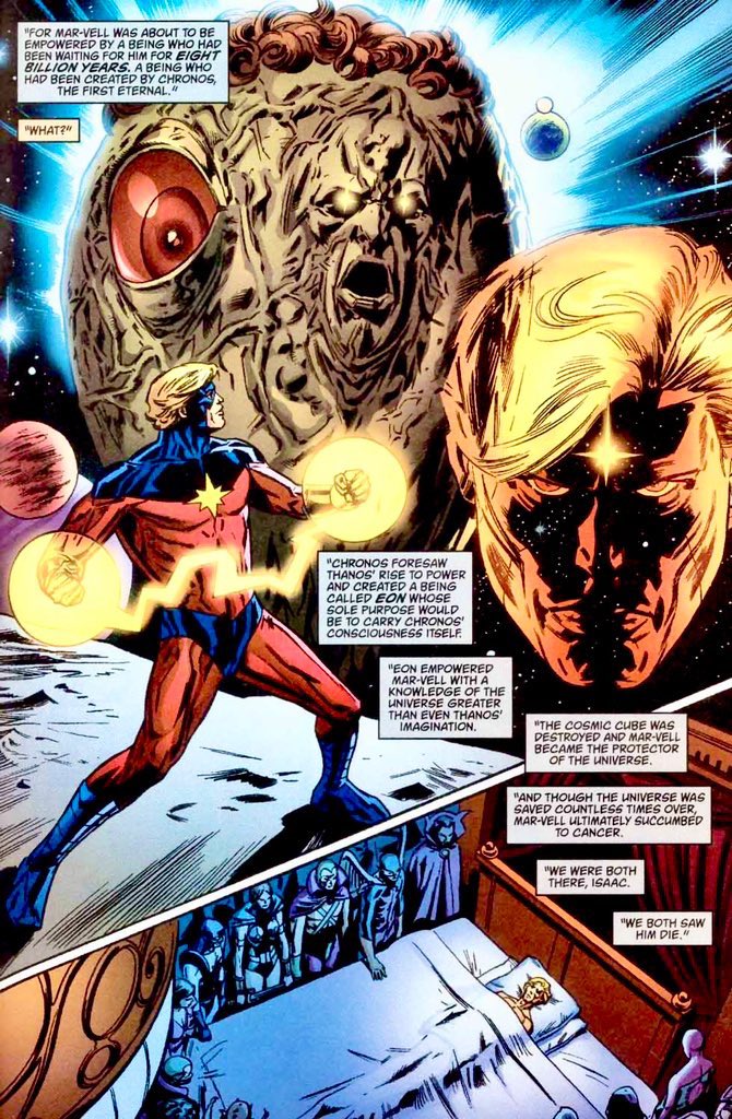 Universe X #0 (Vol. 1, 2000)
✨
W-#JimKrueger/#AlexRoss,A-#DougieBraithwaite,I-#BillReinhold/#AlWilliamson/#RobinRiggs,C-#LauraDepuy,L-#ToddKlein
✨
#Earth9997 #CaptainMarvel #MarVell #Eon #Chronos #Marvel #MarvelComics #MarvelCosmic