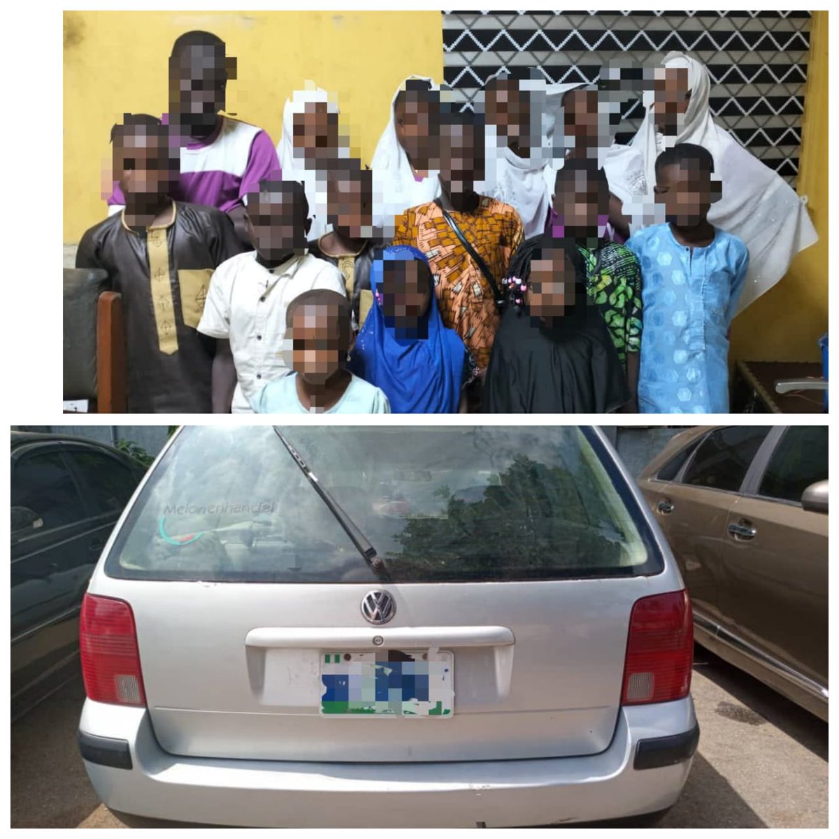 Police Arrest Driver for Negligent Act Police operatives from the Rapid Response Squad (RRS) have apprehended a driver for cramming 15 children into a Volkswagen Passat car in Lagos. The vehicle was reported by concerned citizens on the Lekki–Ikoyi Link Bridge at about 8pm