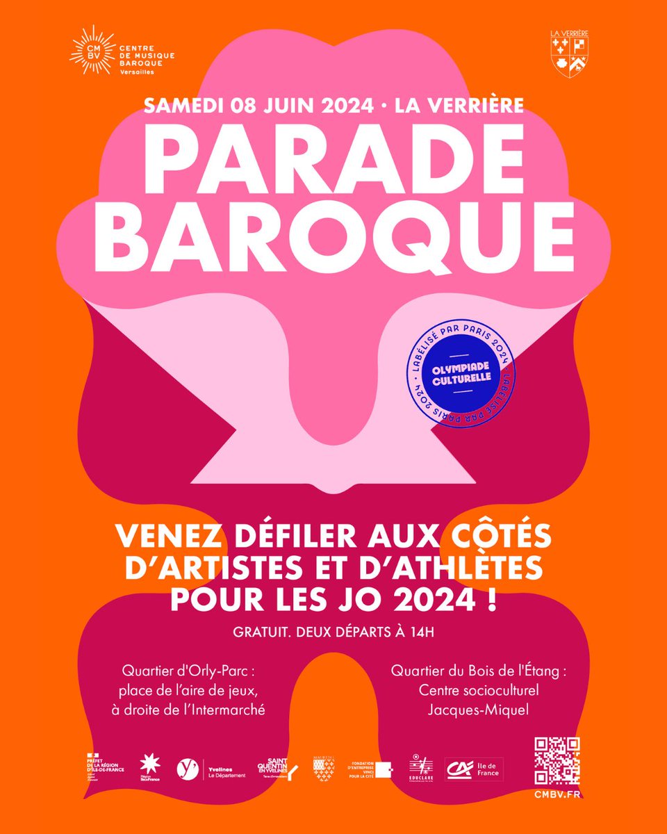 🎭🪇𝗣𝗮𝗿𝗮𝗱𝗲 𝗯𝗮𝗿𝗼𝗾𝘂𝗲 𝗱𝘂 𝟴 𝗷𝘂𝗶𝗻 𝗮̀ @la_verriere78 Préparez-vous lors de nos activités : ateliers de chant et de danse, sorties à Versailles, atelier de construction de marionnettes/percussions, Jeudis musicaux, concert des Chantres... ℹ️ cmbv.fr/fr/evenements/…