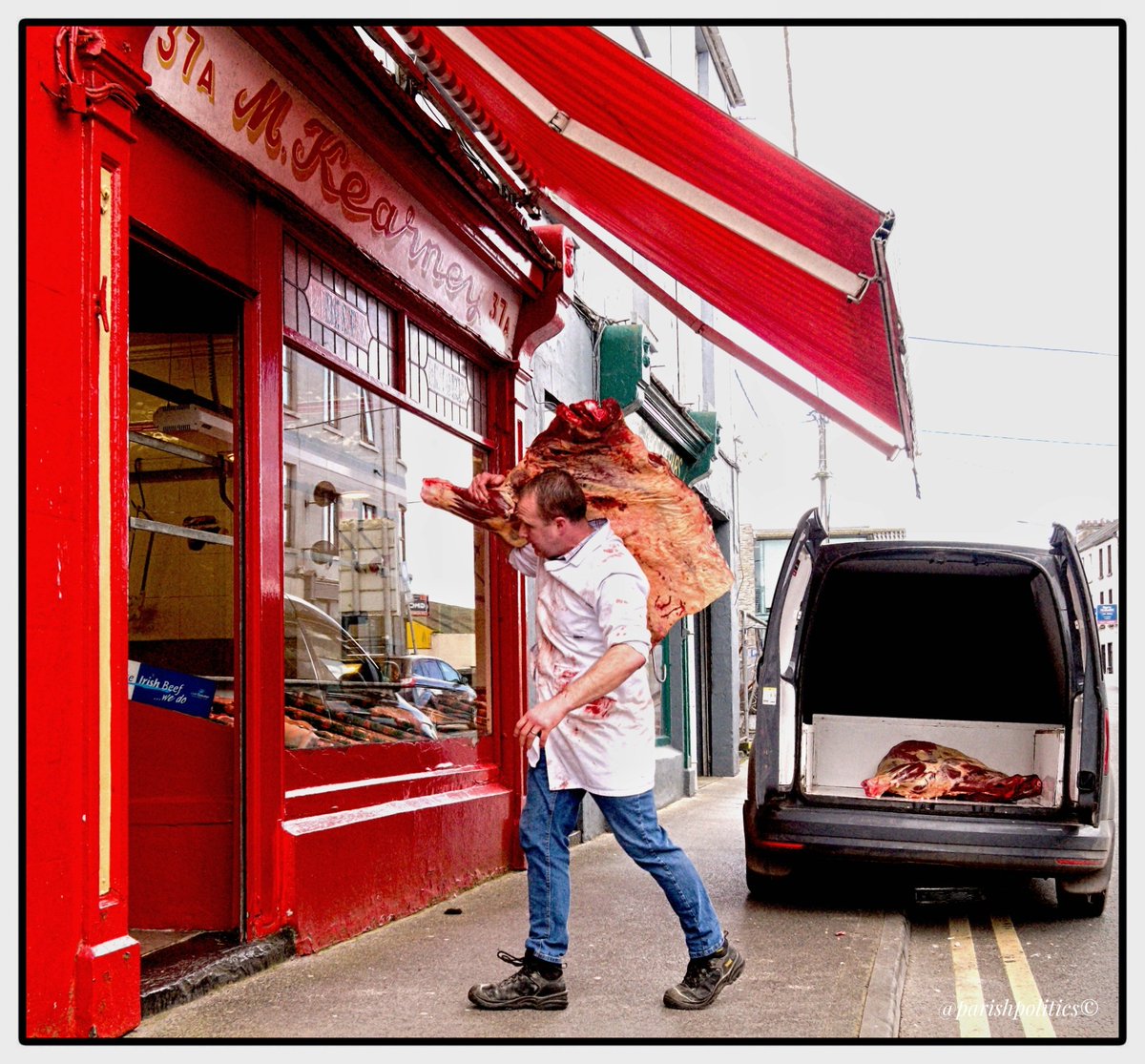 M Kearney's butchers #Johnstown #Waterford #Ireland #streetphotography #colour