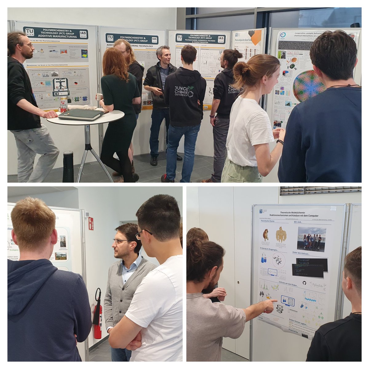 We had our first internship event at @chemistry_tuw 👩‍🔬🥳yesterday! Young PIs presented their resarch topics to our students.