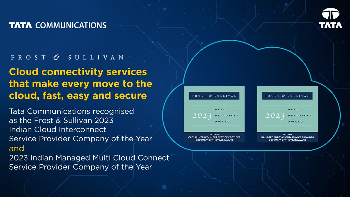 Learn how this has led to us winning the  2023 Indian Cloud Interconnect Service Provider and Managed Multi Cloud Connect Service Provider Company of the Year: okt.to/Bhgorp

#Cloud #CloudConnectivity #MultiCloud #Award #FrostSullivan