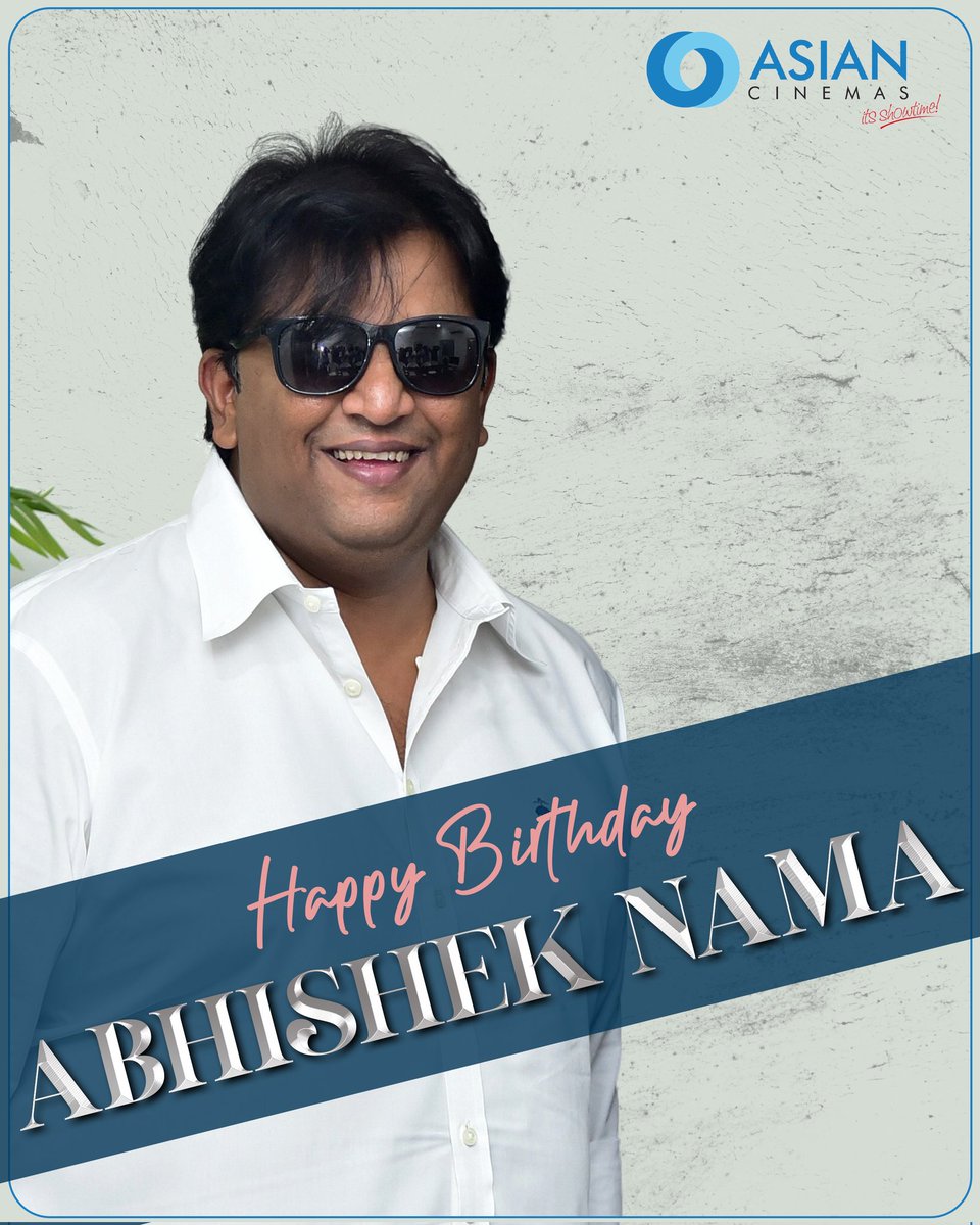 Here's wishing the dynamic producer and Director #AbhishekNama A Very Happy Birthday! @AbhishekPicture #HBDAbhishekNama