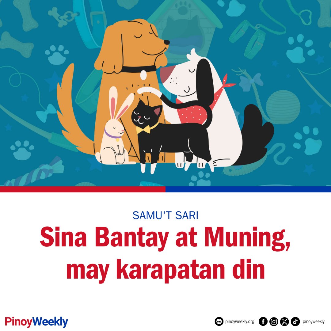 Katulad nating mga tao, may karapatan din sila na mabuhay nang malaya sa pantay at mapagmahal na mundo. BASAHIN: tinyurl.com/yaea8rxk 🔗