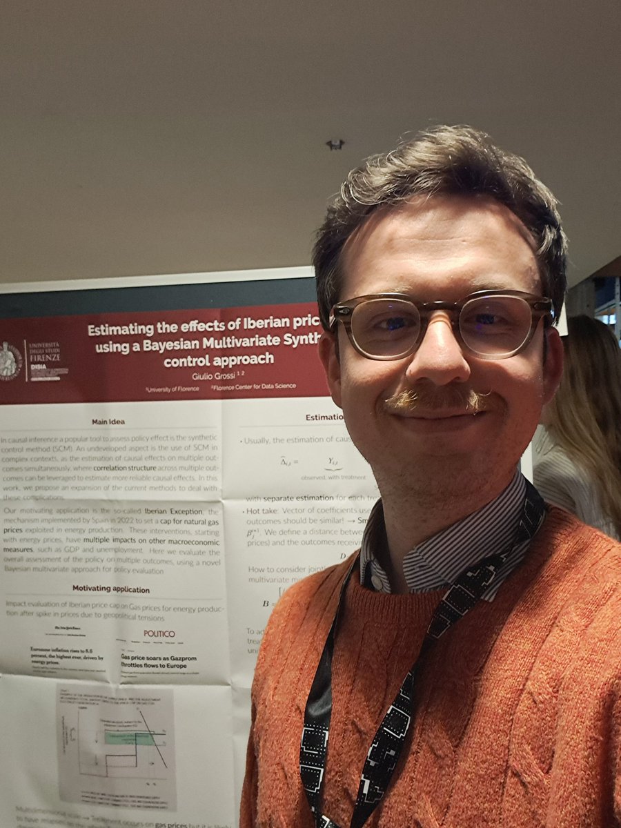 Poster session, second round! 
<a href="/GiulioGrossi/">Giulio Grossi</a> and Emma Torrini presented their works <a href="/TheEuroCIM/">EuroCIM</a> ✨️
Congrats guys 👏

More info about their works in the comments ⤵️