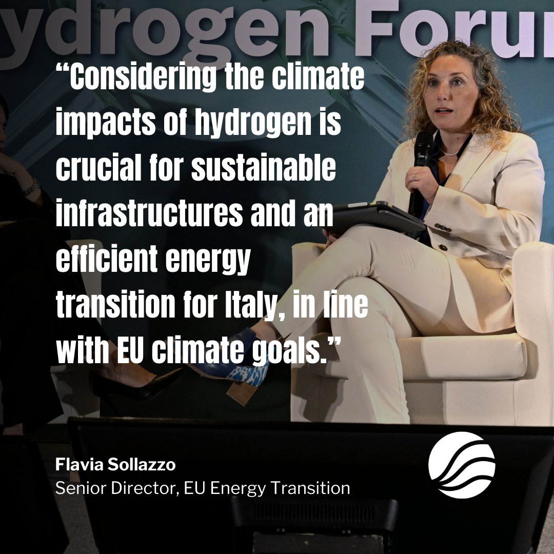 What is the role of #hydrogen in the EU's decarbonisation? Our @Sollazzoff shared some answers at this week's @sole24ore Green & Hydrogen Forum in conversation with @celenostalgia. The recording is now available (from 45:00, in 🇮🇹) 24oreventi.ilsole24ore.com/green-e-hydrog…