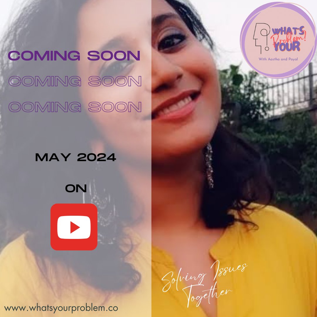 Introducing the upcoming first episode of the "What's Your Problem" podcast, premiering in May 2024! Join us as we dive deep into diverse challenges, offering solutions and inspiration. #WhatsYourProblem #PodcastPremiere #May2024 #ProblemSolving #Inspiration #Solutions