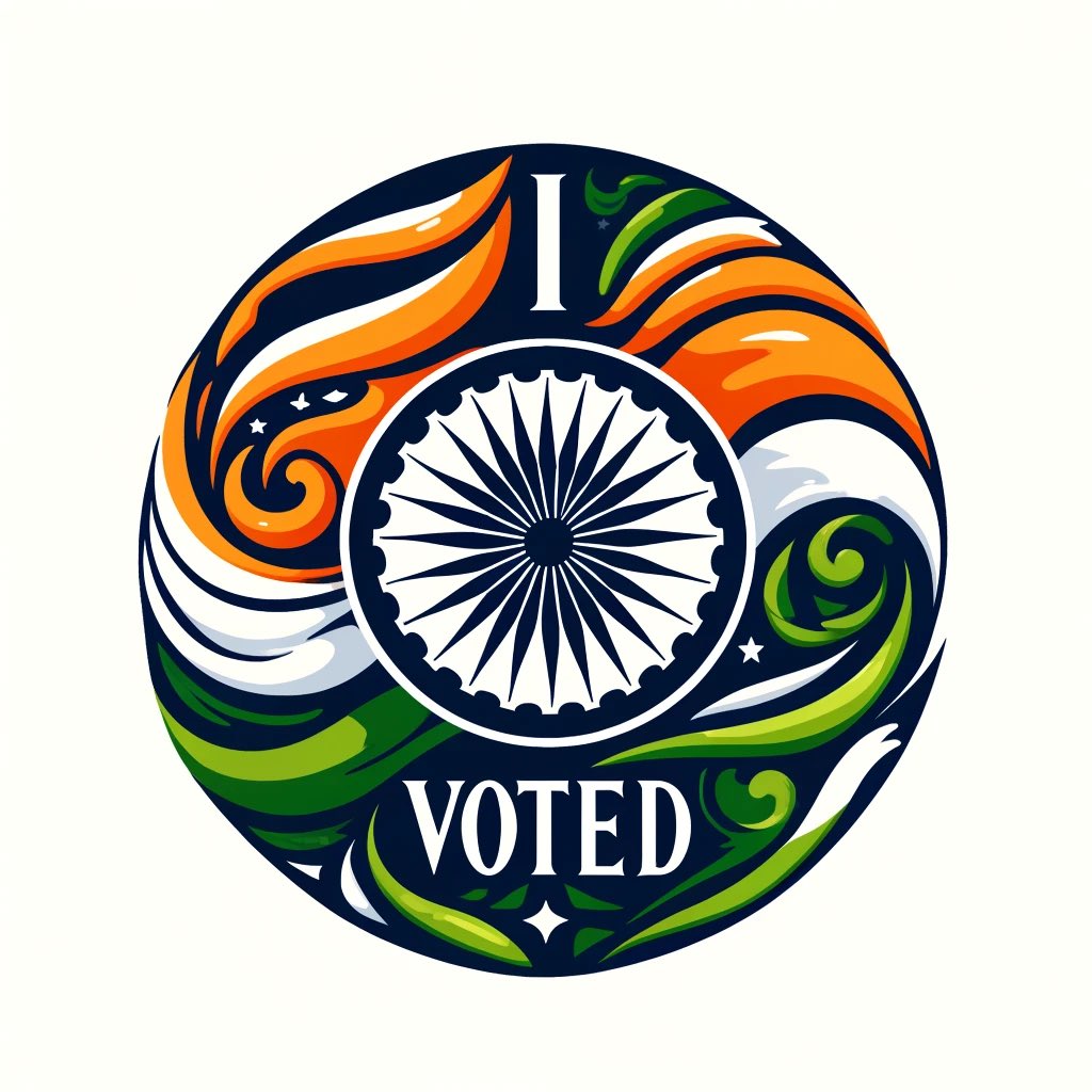 Just played my part in the world's biggest group project! Cast my vote because every decision counts. 🗳️✅ Let's ace this, India! #ElectionDay #IVoted 🇮🇳#Elections2024 #VoteForINDIA #LokSabhaElections2024