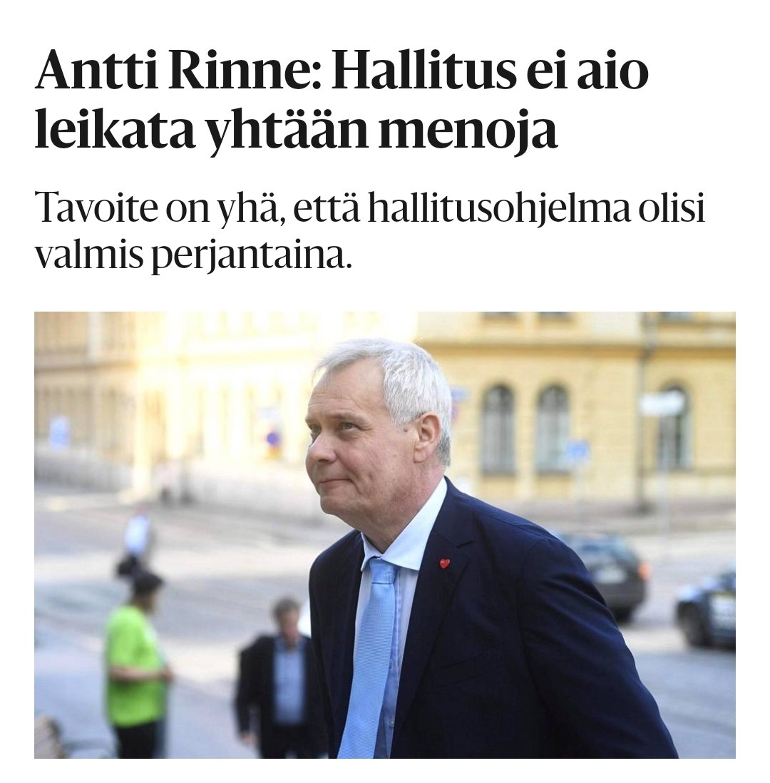 Kuva vuodelta 2019. Antti Rinteen/Sanna Marinin hallituksen aikana demarit pohjustivat Suomen talouden alamäen. Velan annettiin vaan kasvaa. Mistään ei leikattu.