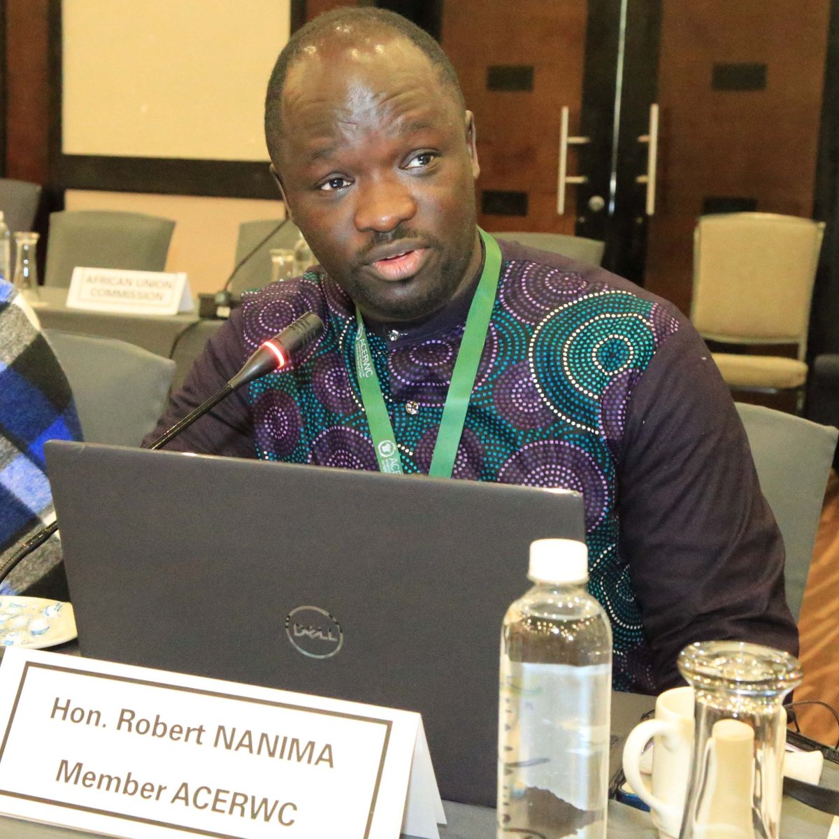 Hon. Robert Nanima, country Rapporteur for #Malawi🇲🇼 conducts the first round of questions on the general measures of implementation of the Charter, mainly Article 1 on Obligation of States Parties. #ACERWC43