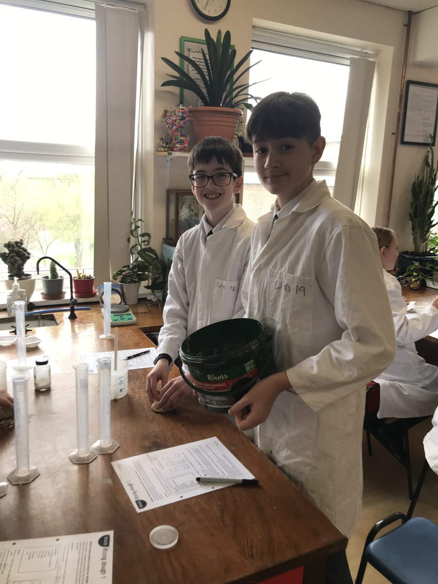 Year 8 Biology students have been investigating uses of micro-organisms. They made bread dough and then investigated the optimum temperature for the bread dough to rise. They were able to explain that the yeast respires, producing carbon dioxide, which makes the bread dough rise.