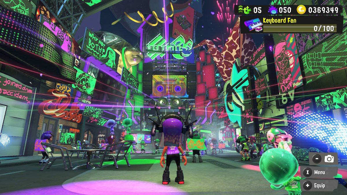 SquidFox1's tweet photo. This was epic!!! #inkopolissquare #Splatfest #Splatoon3 #NintendoSwitch https://t.co/oDg1fAra5t