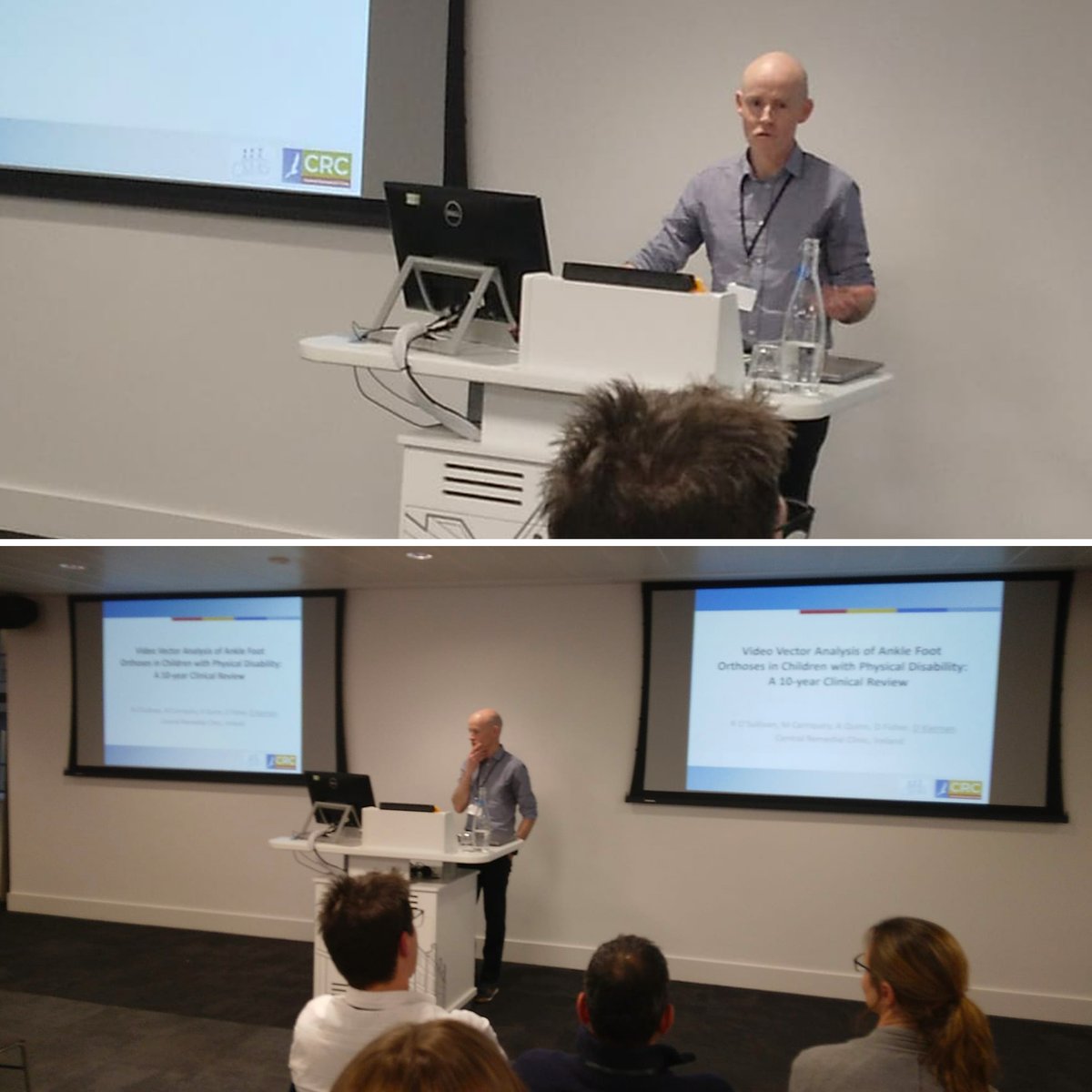 Congratulations on a fantastic presentation by Damien from our CRC Gait Lab. Damien was presenting findings from a 10 year audit of our specialist video vector clinic at the Clinical Movement Analysis Society of UK & Ireland (CMAS) conference in Leeds @cmas_uki #gait #Disability