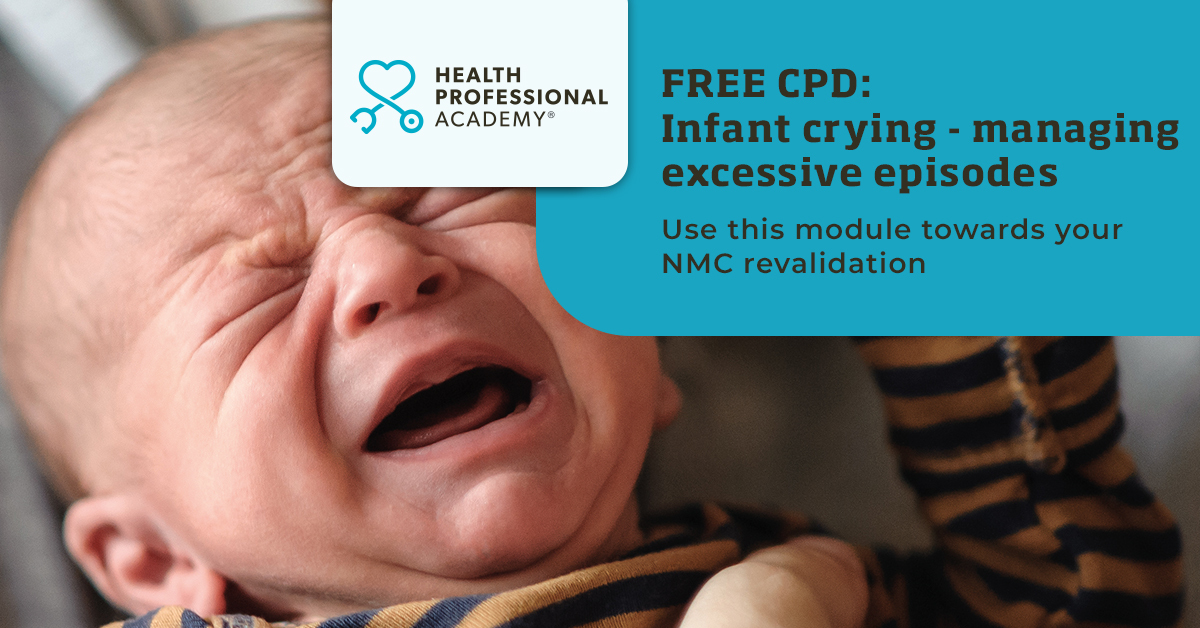 FOR MIDWIFERY & MATERNITY PROFESSIONALS 📣 Take this FREE CPD module on excessive infant crying to make sure you're up to date with the latest research on the immature gut and probiotics, and use it towards your NMC revalidation 👉 healthprofessionalacademy.co.uk/cpd/excessive-… [AD]