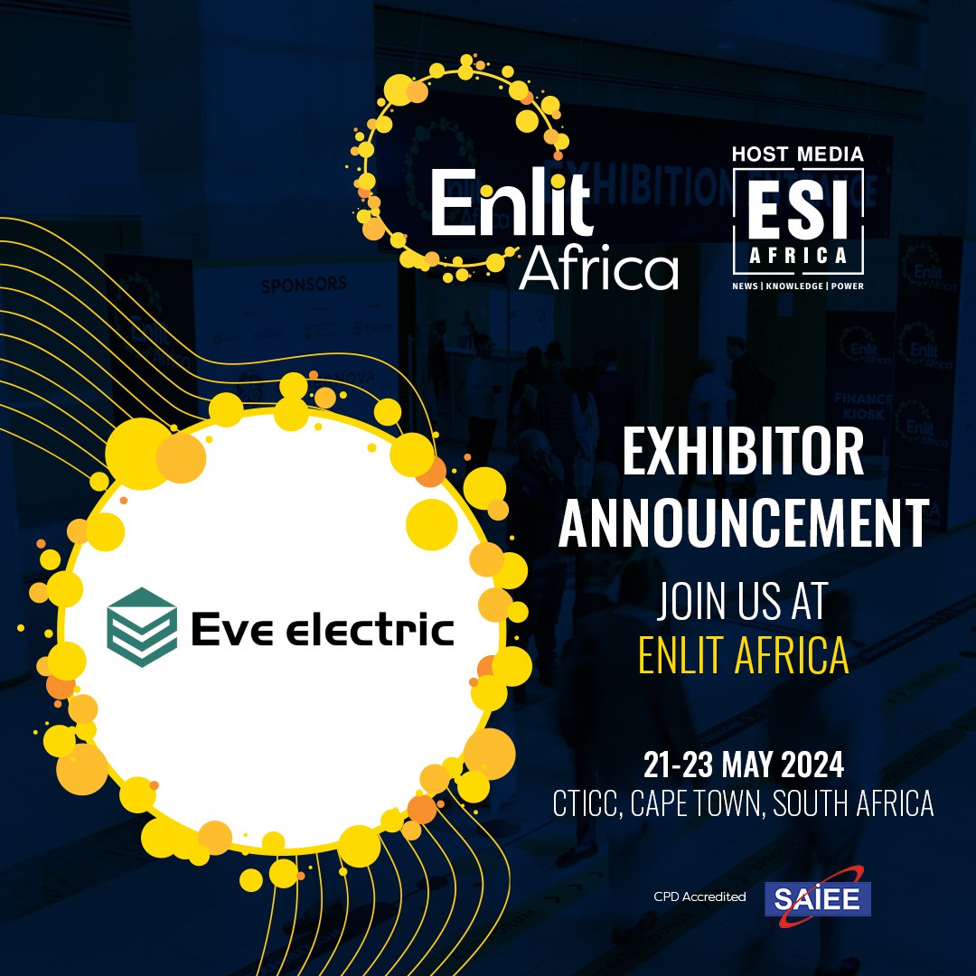 Enlit Africa is proud to present HANGZHOU EVE ELECTRIC TECHNOLOGY CO LTD as an Exhibitor at Enlit Africa 2024! ⚡Join us at Enlit Africa, get your 𝙁𝙍𝙀𝙀 visitor pass: eu1.hubs.ly/H08yg7M0 ⚡Download the Programme here: eu1.hubs.ly/H08yg380