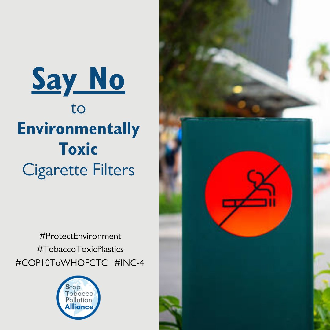 Beyond Boundaries: While WHO called for an immediate ban on #cigfilters, explore the impact of a COP10 decision on bridging gaps between WHO FCTC and UN Plastics Treaty, fostering a holistic approach to tackle tobacco-related environmental challenges. #COP10Decision #Sustaina ...