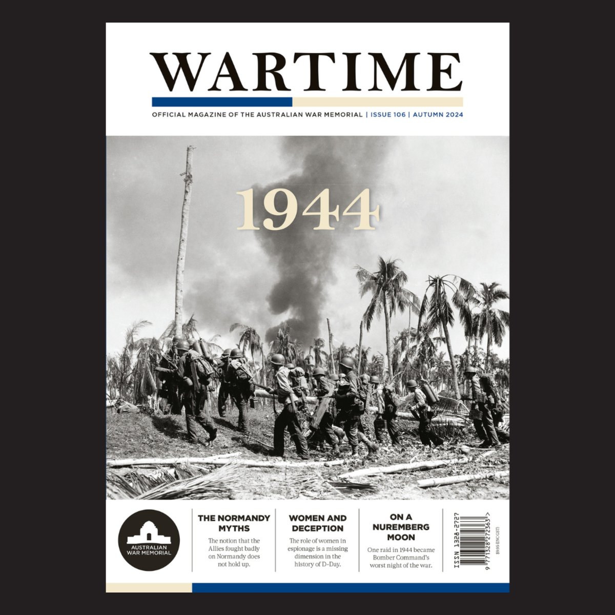 Issue 106 of Wartime magazine, ‘1944’, is out now! Purchase your copy at the Memorial Shop: brnw.ch/21wIY9n This will be the final Wartime magazine to be printed in its current format. Learn more about the upcoming changes: brnw.ch/21wIY9o