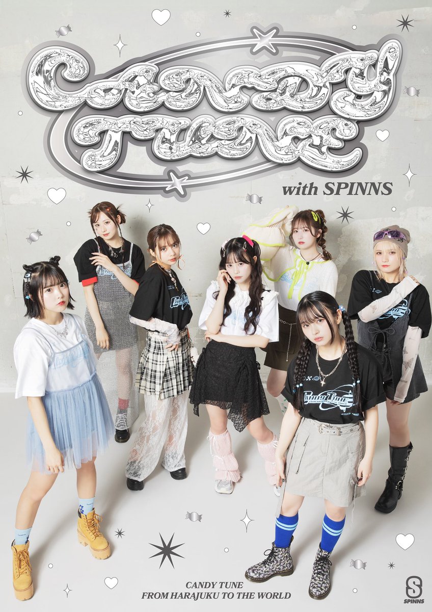 🎊㊗️SPINNS x CANDY TUNE㊗️🎊 アパレルブランド【SPINNS】と
