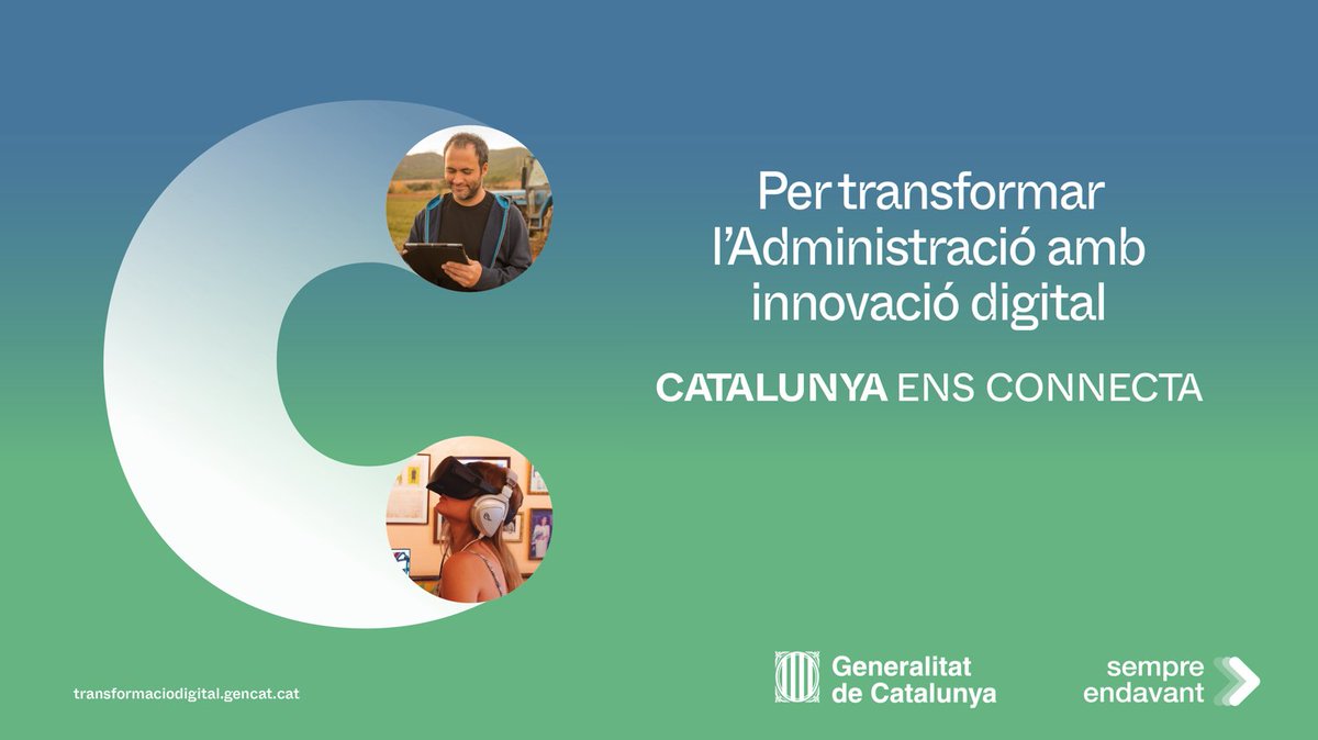 Com impulsem la #innovació? ✔️Buscant solucions adaptades als reptes de l’Administració ✔️Canviant la lògica de col·laboració amb l’ecosistema digital ✔️Facilitant una plataforma oberta i flexible #CatalunyaEnsConnecta