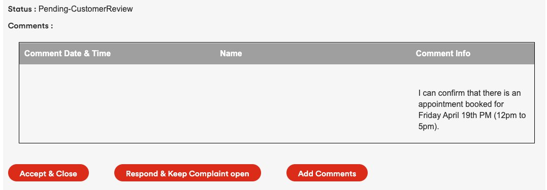 robertcjackson's tweet image. @VirginMediaIE so you tell me 19th test message received at 0830 to say tomorrow and when i call it is booked for tomorrow 20th AM.  This is shocking when you caused the issues on 12th March. #fail #comreg #RTEInvestigates
