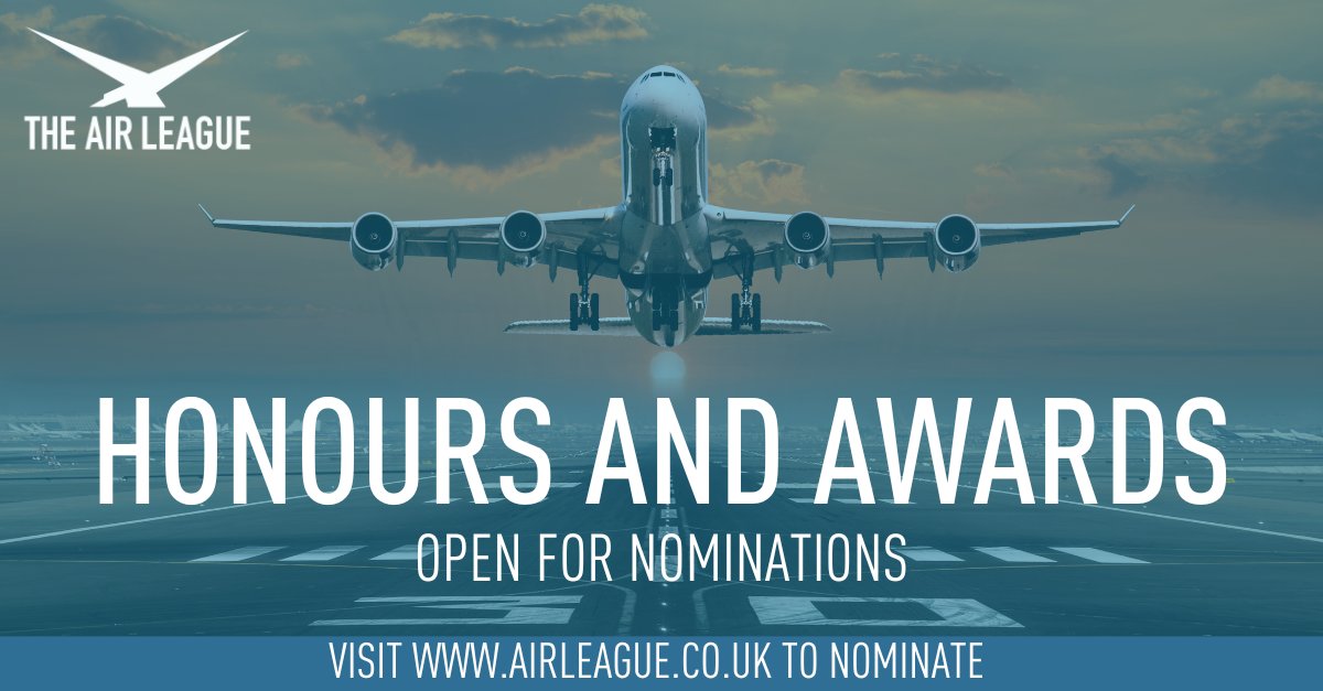 #Honours and #Awards are now open for #nomination to individuals and organisations who have made an outstanding contribution to #aviation and #aerospace in the United Kingdom, with a #deadline for submission of midnight on the 7th of May 2024. airleague.co.uk/news/2024-hono…