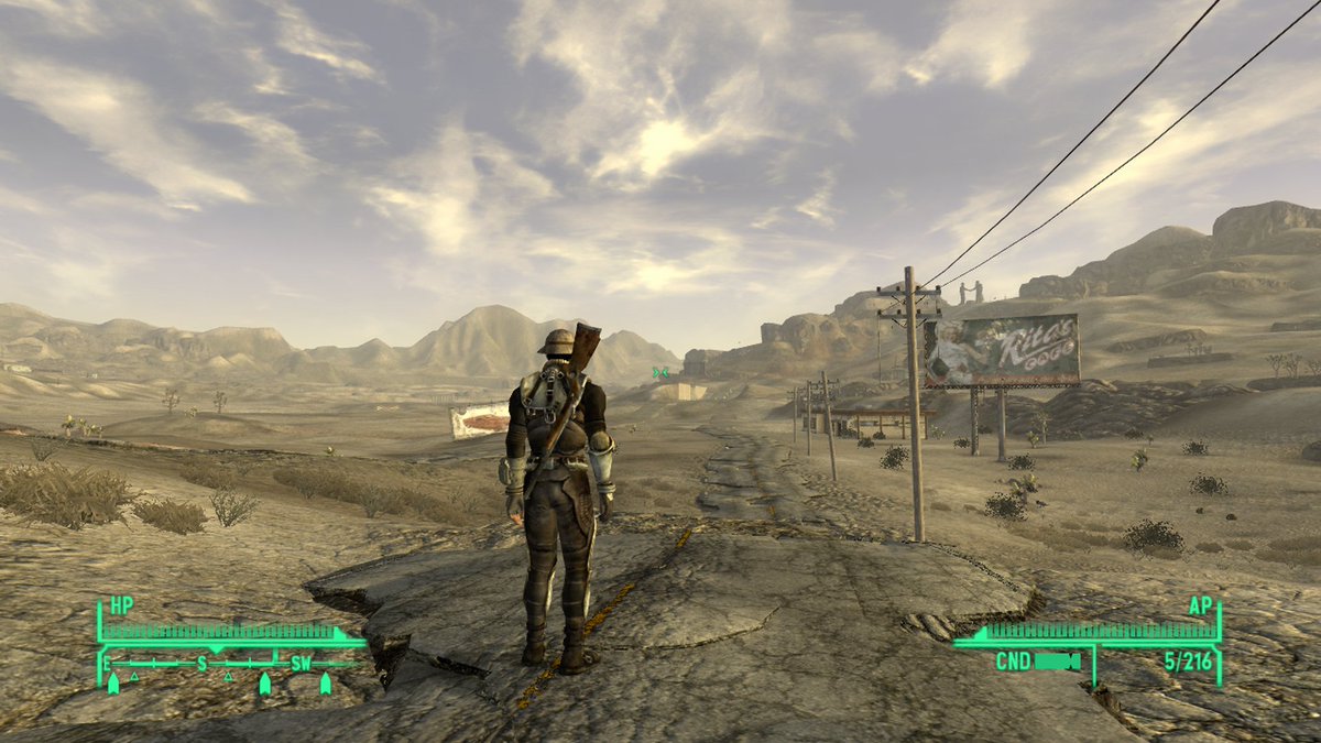 Sitting here in 2024 playing #FalloutNewVegas and having an absolute blast... All I can think about is how this game was made in 18 months. Man we used to have it pretty good eh?