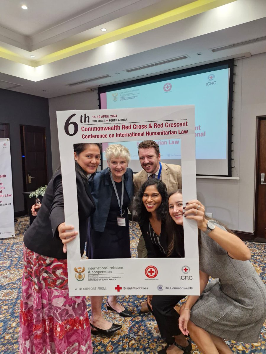 Our Deputy attended the <a href="/ICRC/">ICRC</a> Commonwealth Conference on Intl Humanitarian Law this week with <a href="/NZRedCross/">Rīpeka Whero Aotearoa | New Zealand Red Cross</a>. 🇳🇿 is a long standing supporter of the rule of law &amp; compliance with IHL principles, &amp; values opportunity to discuss issues with Commonwealth colleagues. <a href="/MFATNZ/">New Zealand Ministry of Foreign Affairs & Trade</a> <a href="/DIRCO_ZA/">DIRCO South Africa</a>
