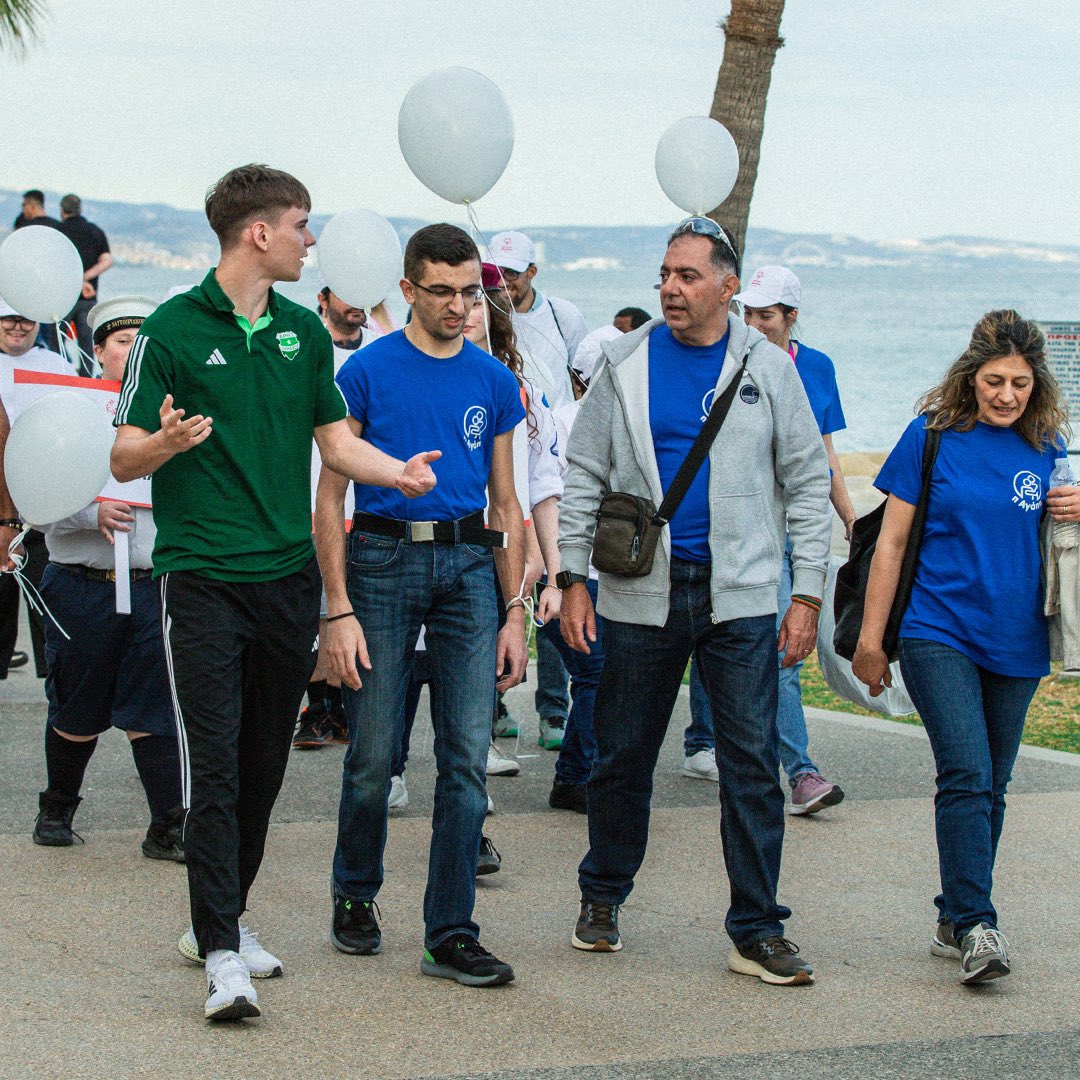 On April 7th, we participated in the opening parade of the Pancyprian Special Olympics Games for people with special needs that took place in Limassol. Miłosz Matysik escorted club’s “Agapi” cyclist Petros Michaelides.