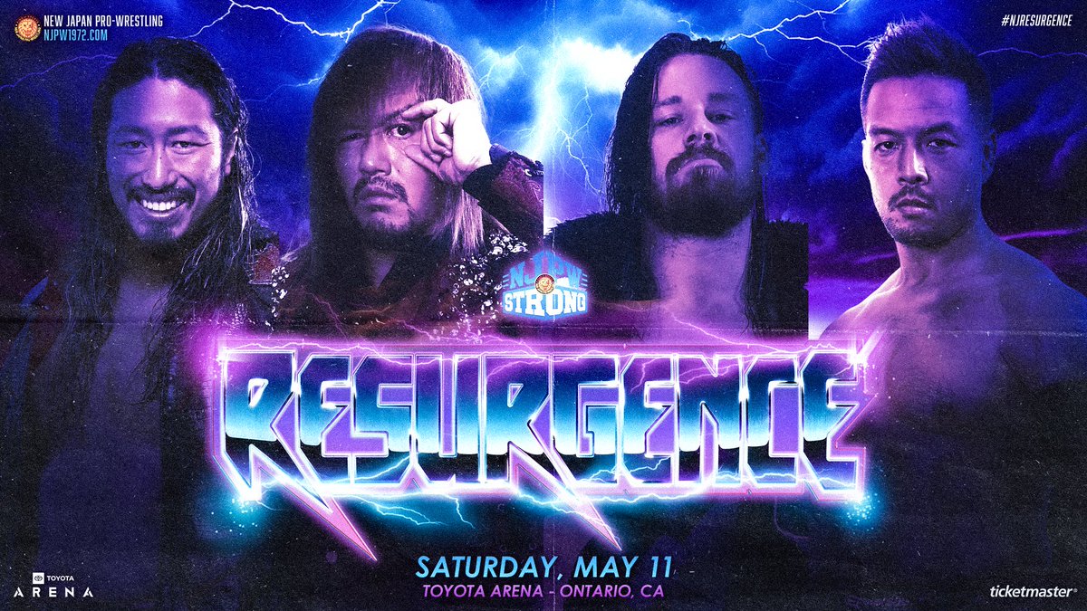 Ringside B sold out! Ringside A, Arena C almost gone! Get your tickets NOW for a huge night in the @toyotaarena May 11 and Resurgence! ticketmaster.com/event/09006045… #njpw #njresurgence